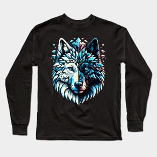 Wolf Crystal Long Sleeve T-Shirt